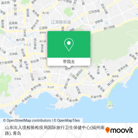山东出入境检验检疫局国际旅行卫生保健中心(福州南路)地图