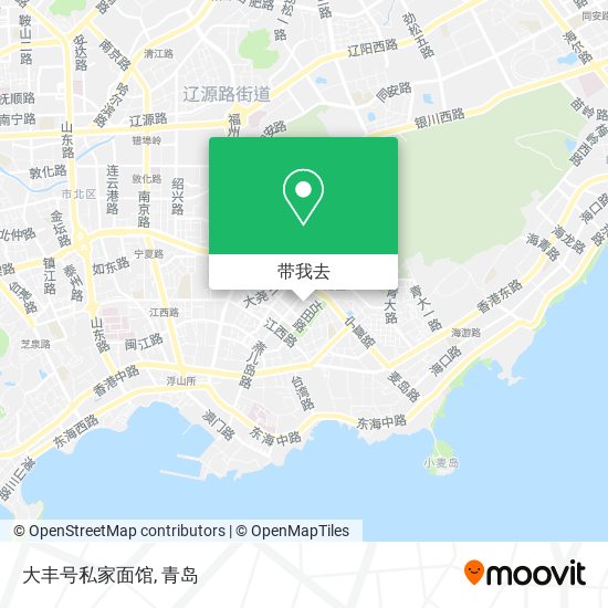 大丰号私家面馆地图