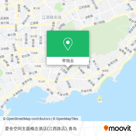 爱舍空间主题概念酒店(江西路店)地图