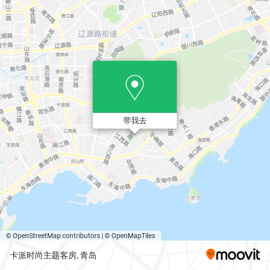 卡派时尚主题客房地图