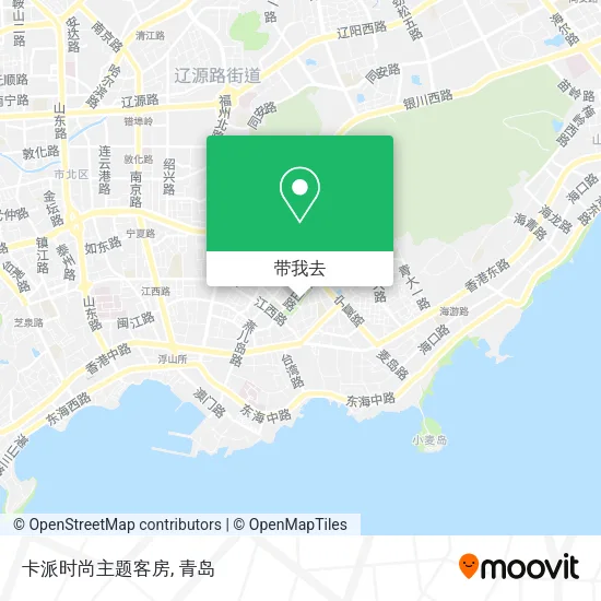 卡派时尚主题客房地图