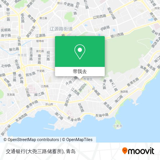 交通银行(大尧三路储蓄所)地图