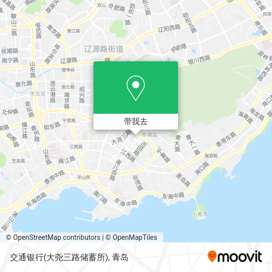 交通银行(大尧三路储蓄所)地图