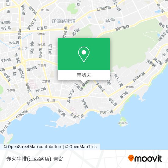 赤火牛排(江西路店)地图