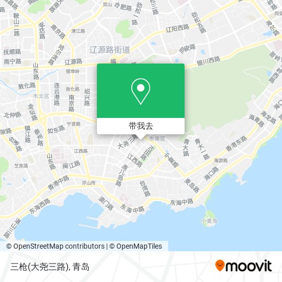 三枪(大尧三路)地图