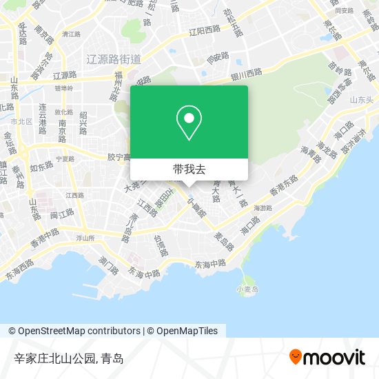 辛家庄北山公园地图