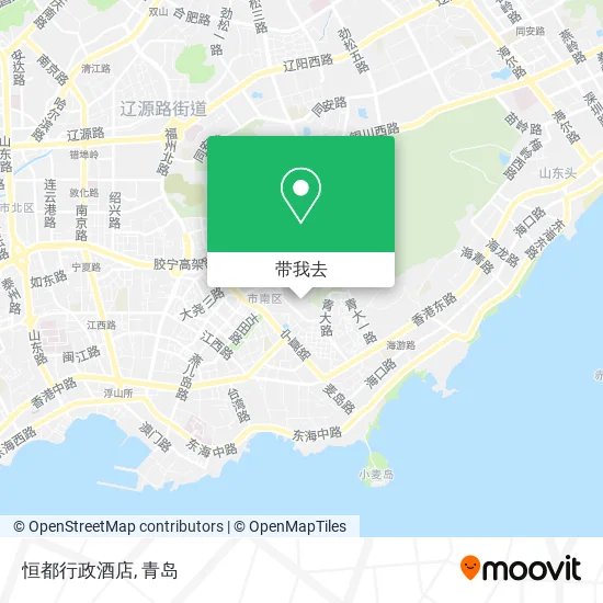 恒都行政酒店地图