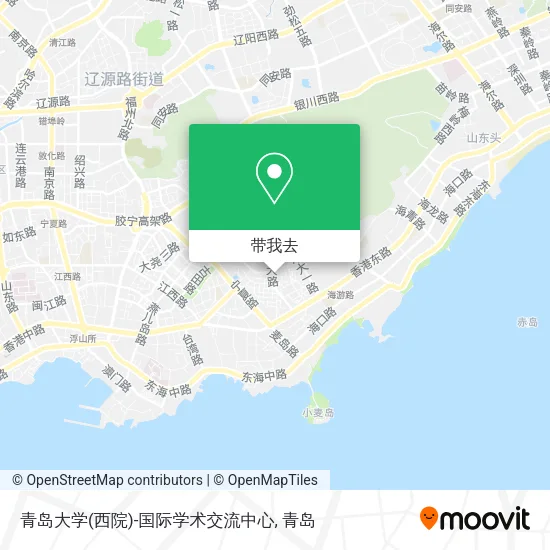 青岛大学(西院)-国际学术交流中心地图