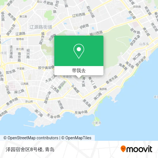 泽园宿舍区8号楼地图