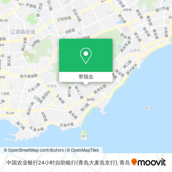 中国农业银行24小时自助银行(青岛大麦岛支行)地图
