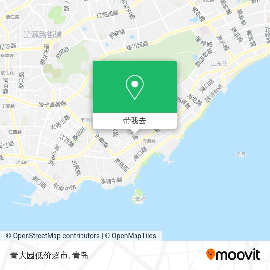 青大园低价超市地图