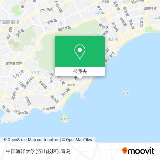 中国海洋大学(浮山校区)地图