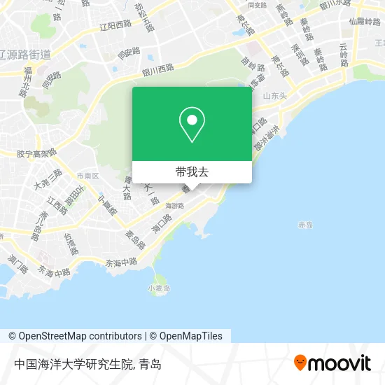 中国海洋大学研究生院地图