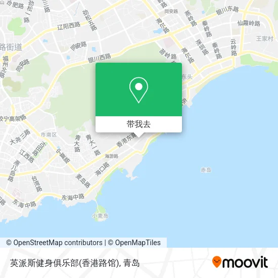 英派斯健身俱乐部(香港路馆)地图