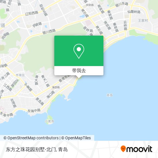 东方之珠花园别墅-北门地图