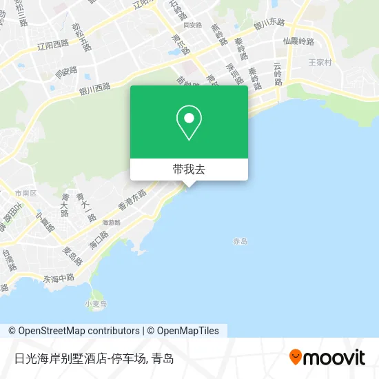 日光海岸别墅酒店-停车场地图