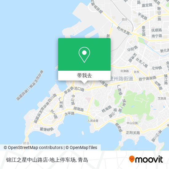锦江之星中山路店-地上停车场地图