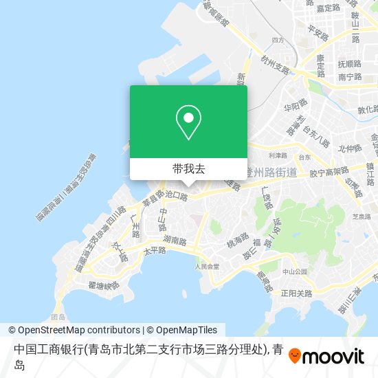 中国工商银行(青岛市北第二支行市场三路分理处)地图
