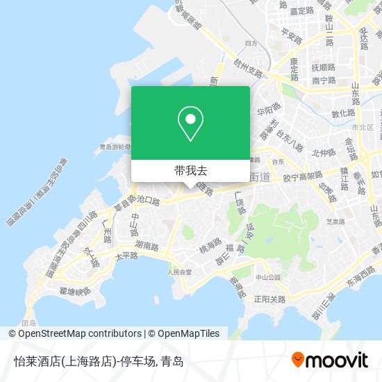 怡莱酒店(上海路店)-停车场地图