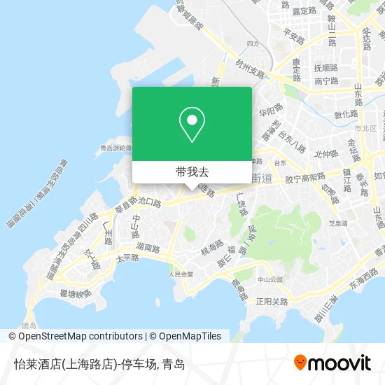 怡莱酒店(上海路店)-停车场地图