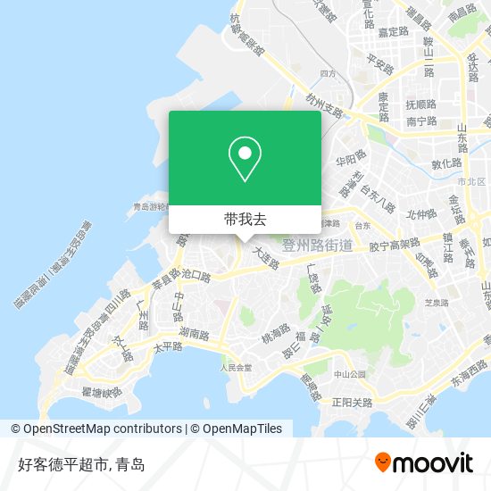 好客德平超市地图