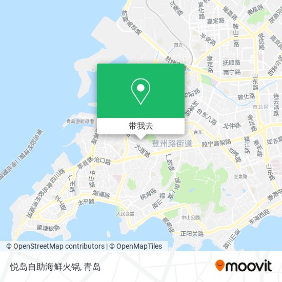 悦岛自助海鲜火锅地图