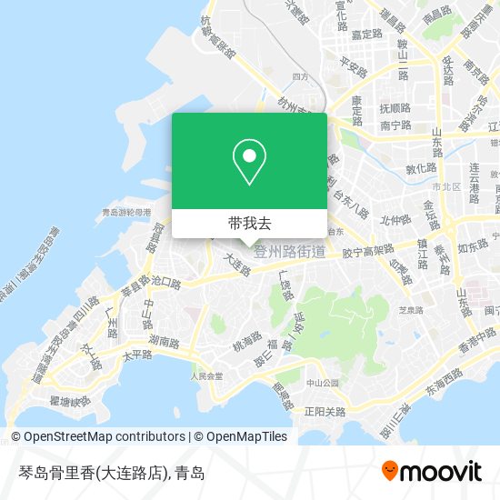 琴岛骨里香(大连路店)地图