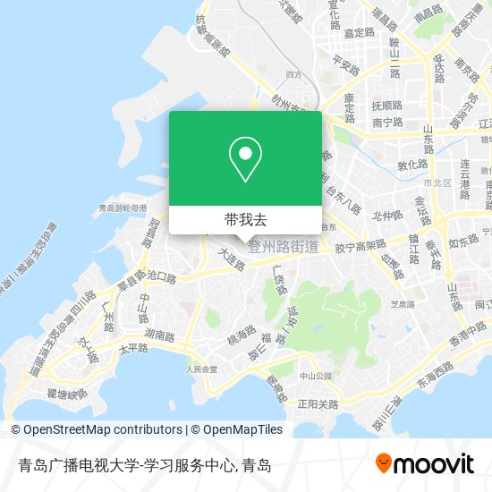 青岛广播电视大学-学习服务中心地图