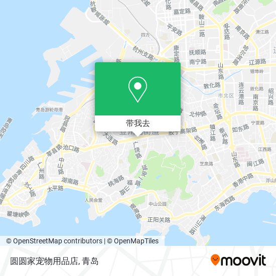 圆圆家宠物用品店地图