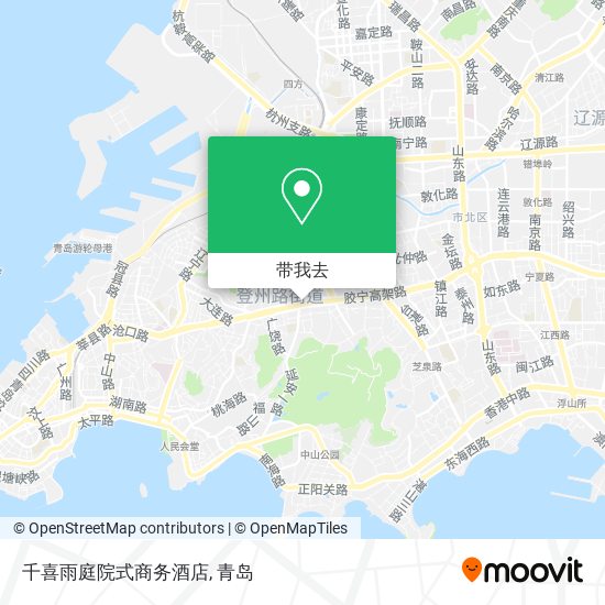 千喜雨庭院式商务酒店地图
