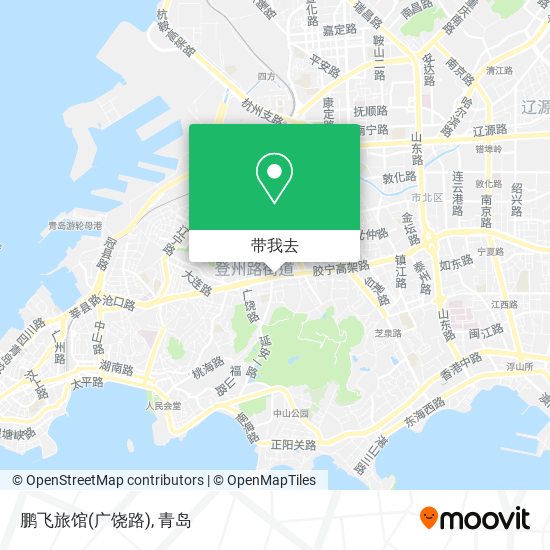 鹏飞旅馆(广饶路)地图