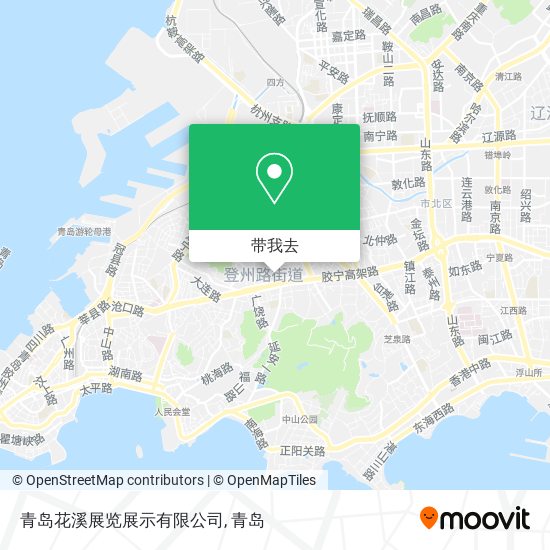 青岛花溪展览展示有限公司地图
