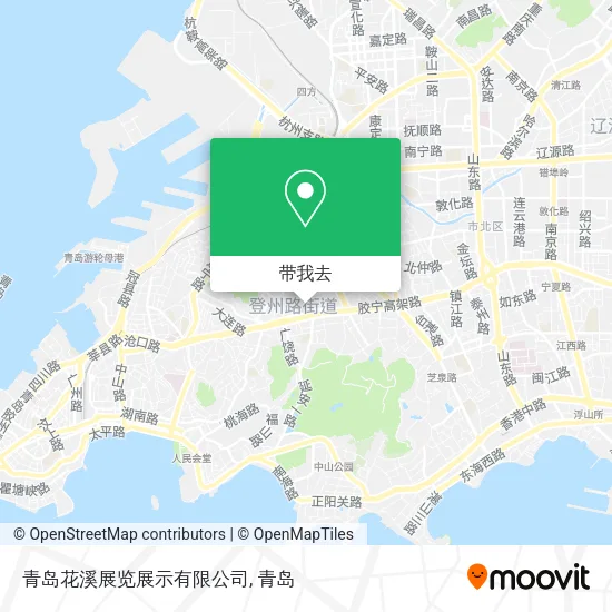 青岛花溪展览展示有限公司地图