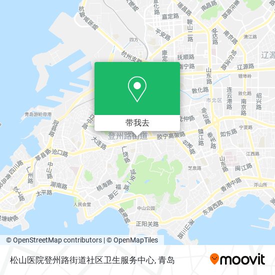 松山医院登州路街道社区卫生服务中心地图