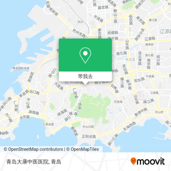 青岛大康中医医院地图