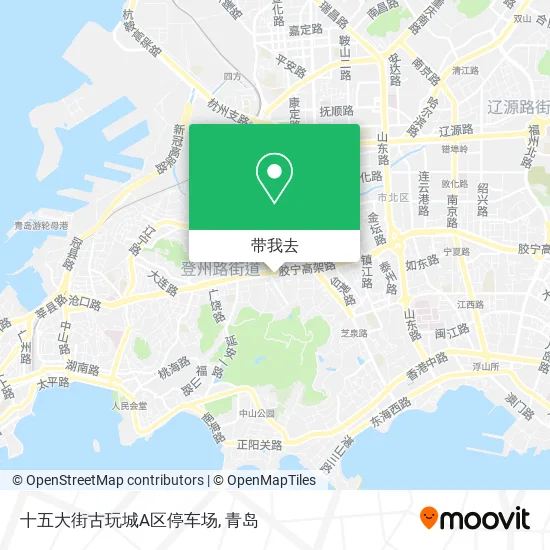 十五大街古玩城A区停车场地图