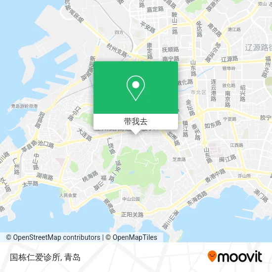 国栋仁爱诊所地图