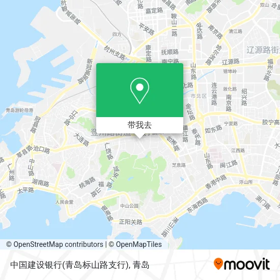 中国建设银行(青岛标山路支行)地图
