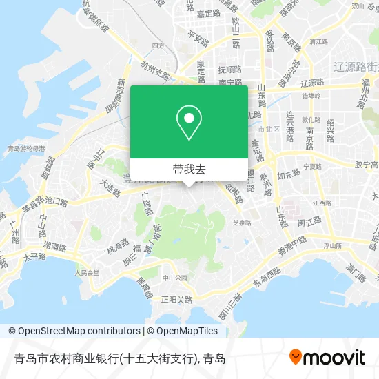 青岛市农村商业银行(十五大街支行)地图