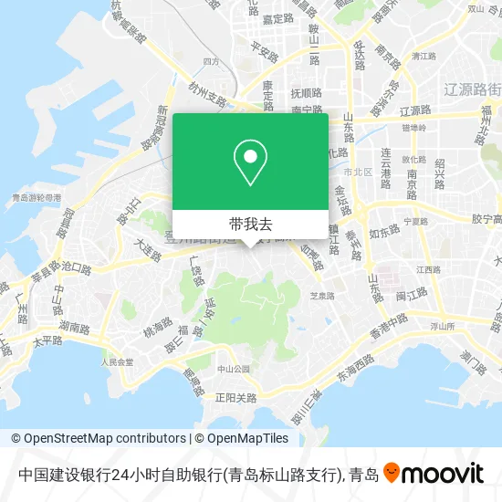 中国建设银行24小时自助银行(青岛标山路支行)地图