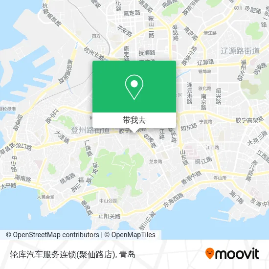轮库汽车服务连锁(聚仙路店)地图