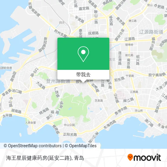 海王星辰健康药房(延安二路)地图