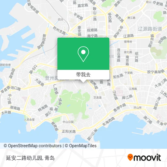 延安二路幼儿园地图