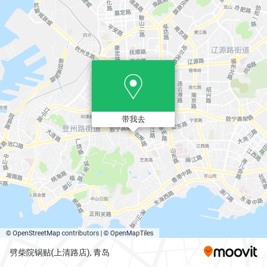 劈柴院锅贴(上清路店)地图