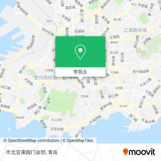 市北宜康园门诊部地图