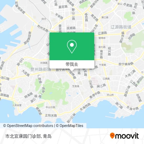市北宜康园门诊部地图