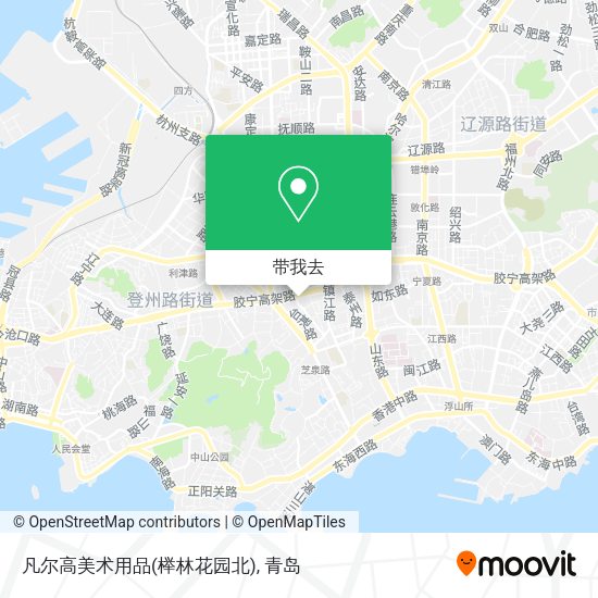 凡尔高美术用品(榉林花园北)地图
