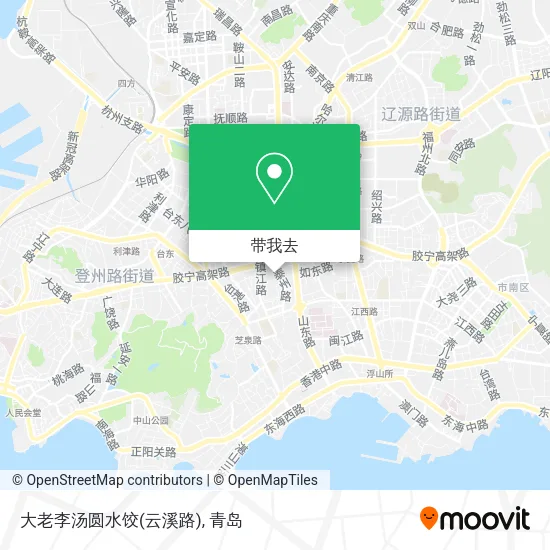 大老李汤圆水饺(云溪路)地图