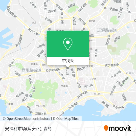 安福利市场(延安路)地图