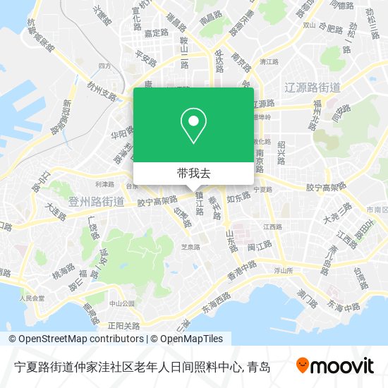 宁夏路街道仲家洼社区老年人日间照料中心地图